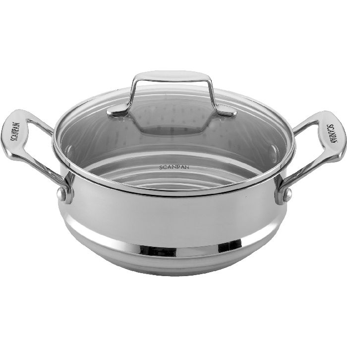 調理器具 GEMKOCH MULTI WOK & STEAMER 32cm Impact 16/18/20cm Multi Steamer Insert with Lid | SCANPAN South Africa