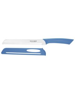 Spectrum 20cm Bread Knife Silver Lake Blue