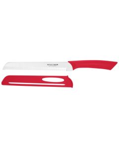 Spectrum 20cm Bread Knife - Red