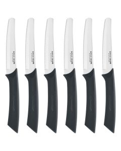 Spectrum Set of 6 Steak Knife Set - Black