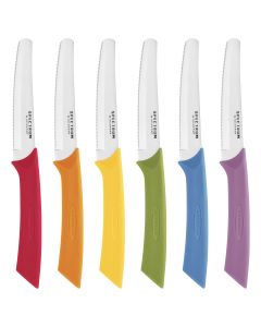 Spectrum Set of 6 Steak Knife - Multi Colour