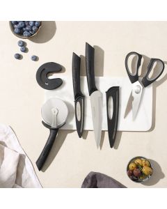 Spectrum Set of 6 Steak Knife Set - Black