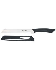 Spectrum 20cm Bread Knife - Black