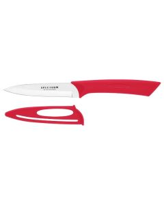 Spectrum 10cm Vegetable Knife - Red